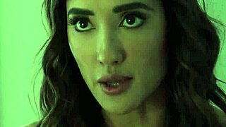 Blonde and brunette MILFs lick shaved pussies in haunted mansion