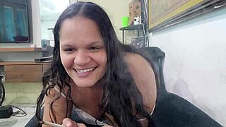 I was smoking a cigarette and got wet.