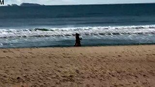 Milf Teases Stranger with Tongue, Gets Ass Fucked Publicly