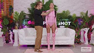 petite whore sasha tatcha takes bryan gozzling's big cock up her ass in rough anal