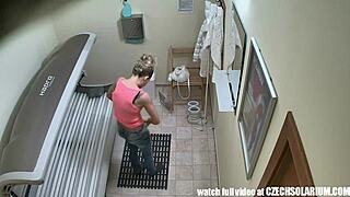 blonde cutie in public voyeur casting