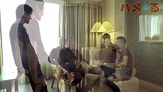 Picked up slutty older sister for 4p creampie tournament.