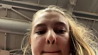 Public Workout Turns Into Masturbation Session