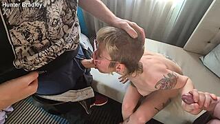 Rosa Rosebud's POV double blowjob and piss drinking slut video bundle