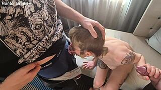 Rosa Rosebud's POV double blowjob and piss drinking slut video bundle