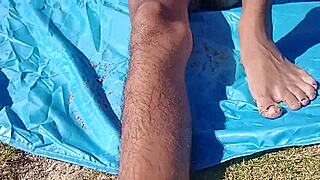 stripping on the public beach, part two