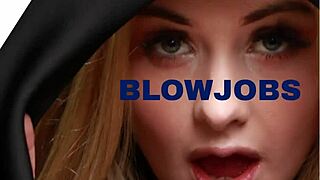 Gorgeous british teen sucks and plays with cum