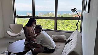 slept without sheet so i fucked her hard without condom