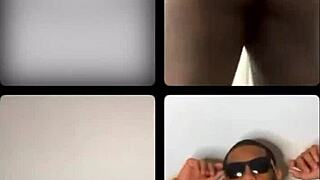 An instagram live session unfolds with everyday moments