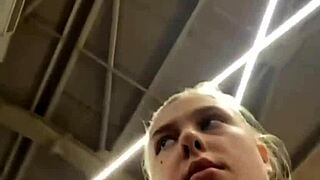 Public Workout Turns Into Masturbation Session