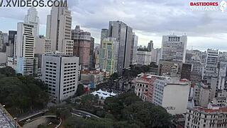 Luana Aguiar delivers deadly ass sitting in Spartans behind the scenes 😈