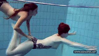 katrin and lucy big tits underwater