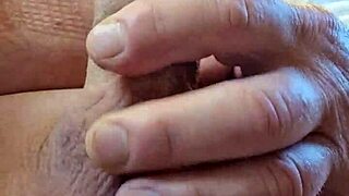 Chris, the dirty old man, poses nude in a homemade European setting.