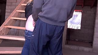 Foreman And New Employee - Case At Construction Site Involves Rough Fucking And Creampie Humiliation