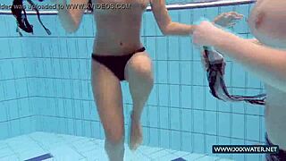 katrin and lucy big tits underwater