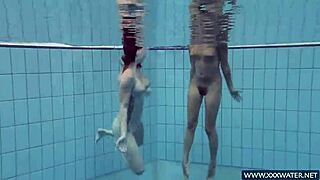 katrin and lucy big tits underwater