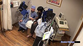 Dr. Tampa experiments with Eliza Shields backstage in Florida