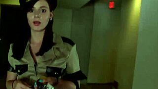 Lane, a teen amateur, experiences her first time in a Netvideogirls casting session today