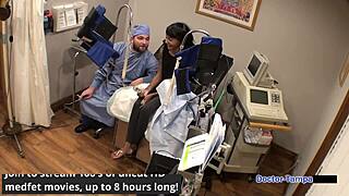 Dr. Tampa experiments with Eliza Shields backstage in Florida