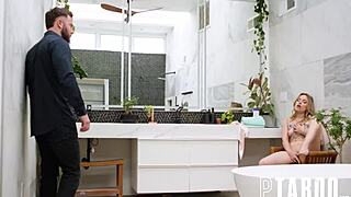 Can You Handle This Bored Bathroom Beat-Off With Seth Gamble And Anna Claire Clouds?