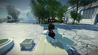 Fucking A Cute Catgirl Fan For Her First Time On Roblox Condo With Rough Doggystyle And Blowjob