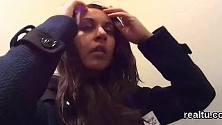 A charming Czech girl gets teased in the mall before getting penetrated in POV.