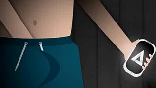 Brunette Tattooed Babe in Shower with Interracial Deepthroat and Fingering