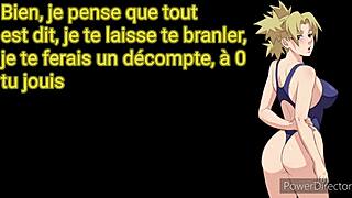 French JOI with Temari, Ino, and Tenten in hard petplay 😈