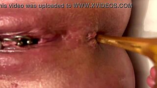 Housewife enjoys solo relaxation with heels and toys