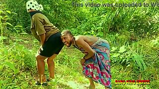 Amateur BBW Babe On Outdoor Bush Sex?