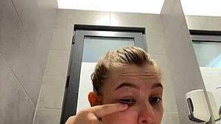 Horny Teen Squirts in Changing Room