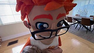 Kathryn Mae turns yoga into a blowjob tease