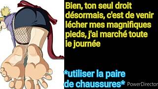 French JOI with Temari, Ino, and Tenten in hard petplay 😈