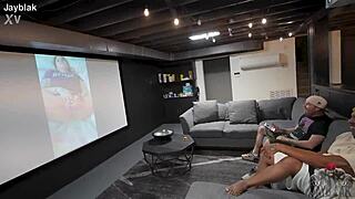 Our roommate can't get any dick, so we help out