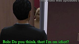 I'm the cheating wife getting double fucked by my husband's coworker in doggystyle and missionary, her pregnant body craving cumshots.