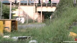 Busty bound czech babe banged!