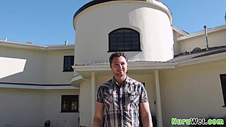 In a steamy session, sexy teen brunette masseuse Xxlayna Marie delivers a fully naked sensual nuru massage to Brad Sterling.