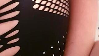 my birthday gift nasty wife in lingerie uses vibrator!