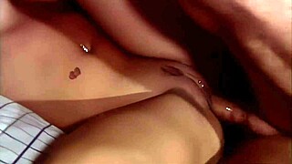 horny dude surprises karlie simon with a dna sample, mixing blowjob and facial on her shaved pussy.