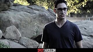 Blonde teen learns driving from instructor outdoors