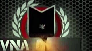 Blonde Vicky Vette takes a horny shower to show off her sexy tan lines