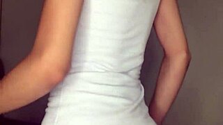 cute latina trans masturbating solo 😘