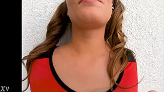 Does Febby Twigs Swallow Cum After Huge Cock Pov Blowjob?