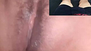 me watching my ex's naughty young girl masturbate deliciously until i cum on sheer red