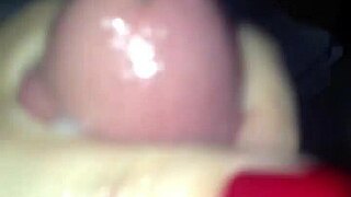 A hand with red nails receives cum in this narrative.