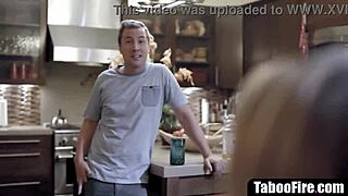 did the babysitter get banged by her employer's stepson while calling her boyfriend on the phone?