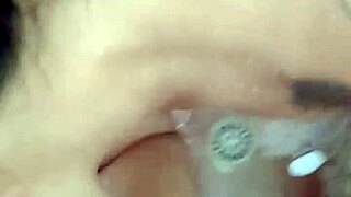 redhead slut shaves pussy