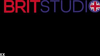 Hot british teen gets spitroasted in homemade group