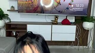 Beautiful Latina Plays With Her Dildos!