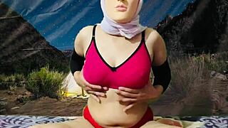 Nude Video Of Stepsister While Camping At Night With Big Tits Exposed